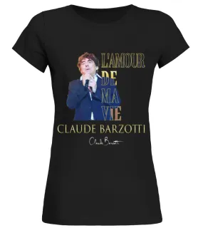 aaLOVE of my life Claude Barzotti Camiseta cuello redondo Mujer