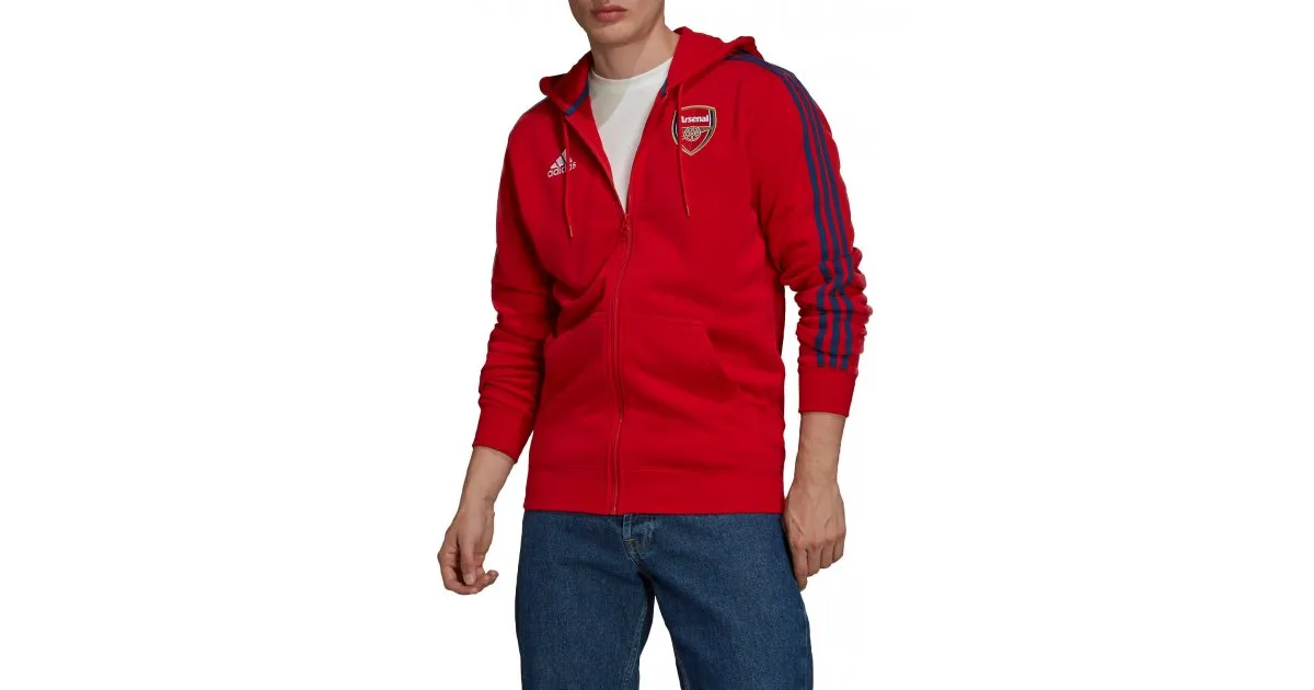 adidas Originals Arsenal London 3-Stripes Full-Zip Hoodie