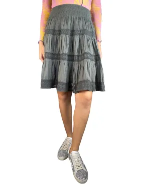 ANTHROPOLOGIE Falda Broderie