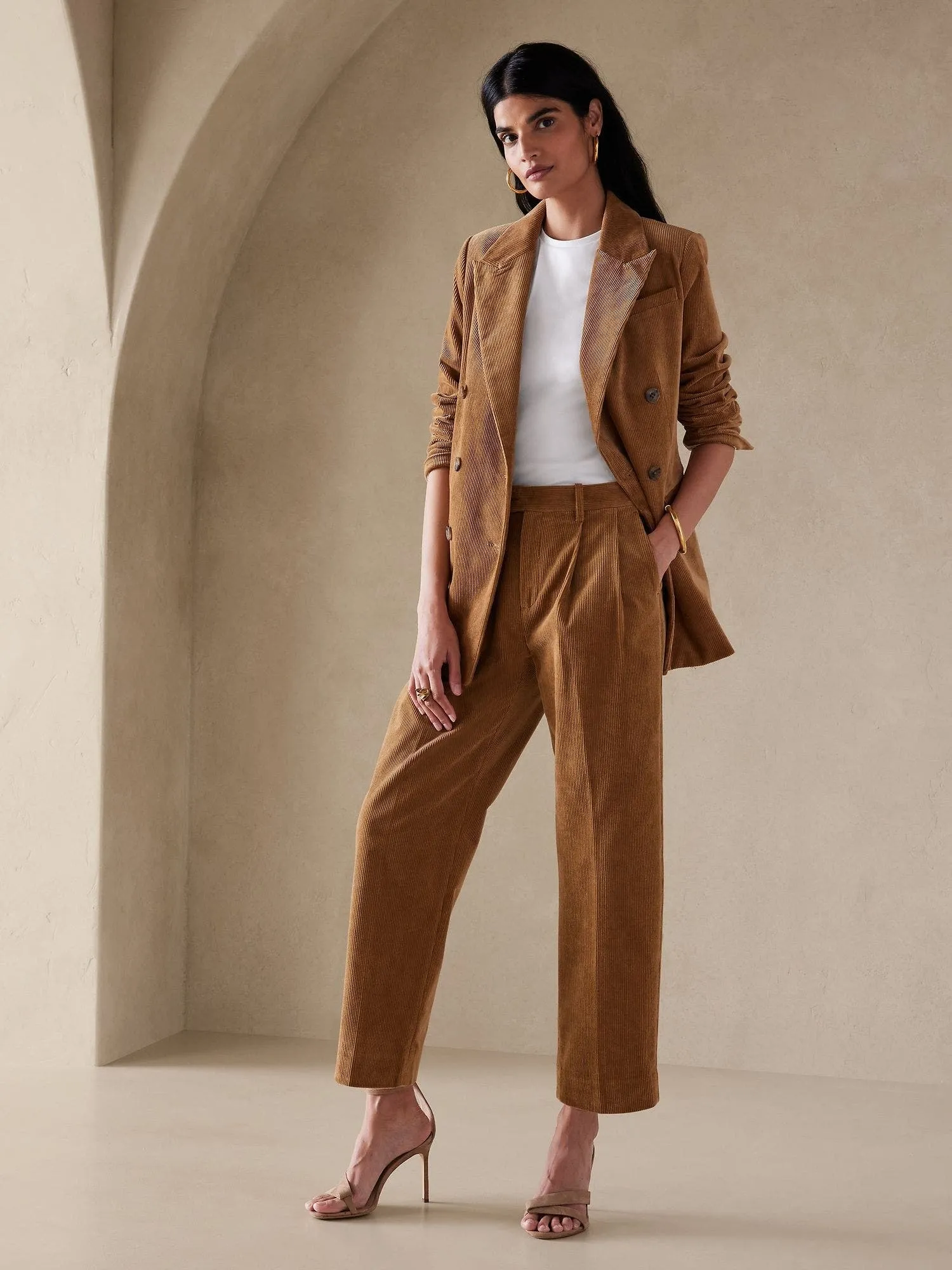 BANANA REPUBLIC Polera mujer refined shrunken