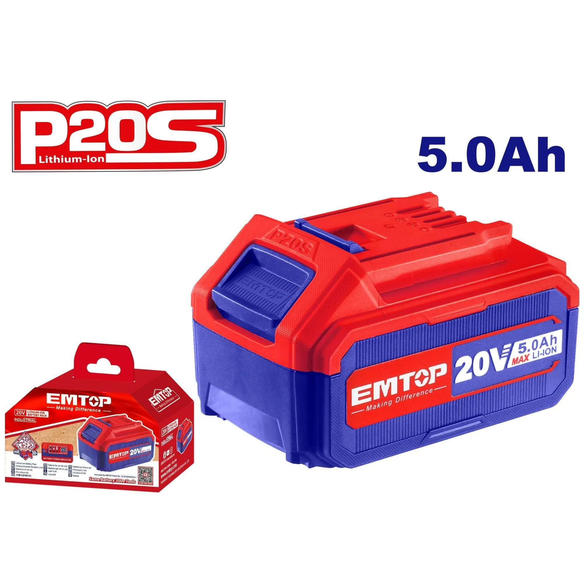 Batería de Litio 20V 5.0Ah