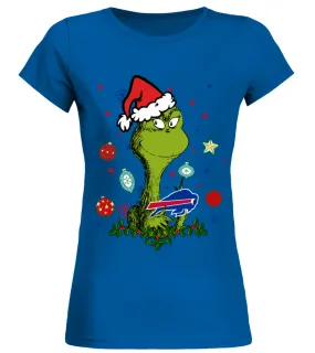 BB Grinch Face T-Shirt Camiseta cuello redondo Mujer