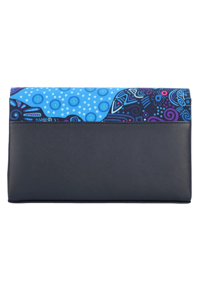 Bolsa Hook Cadena Marino Día Muertos Mictlán Azul