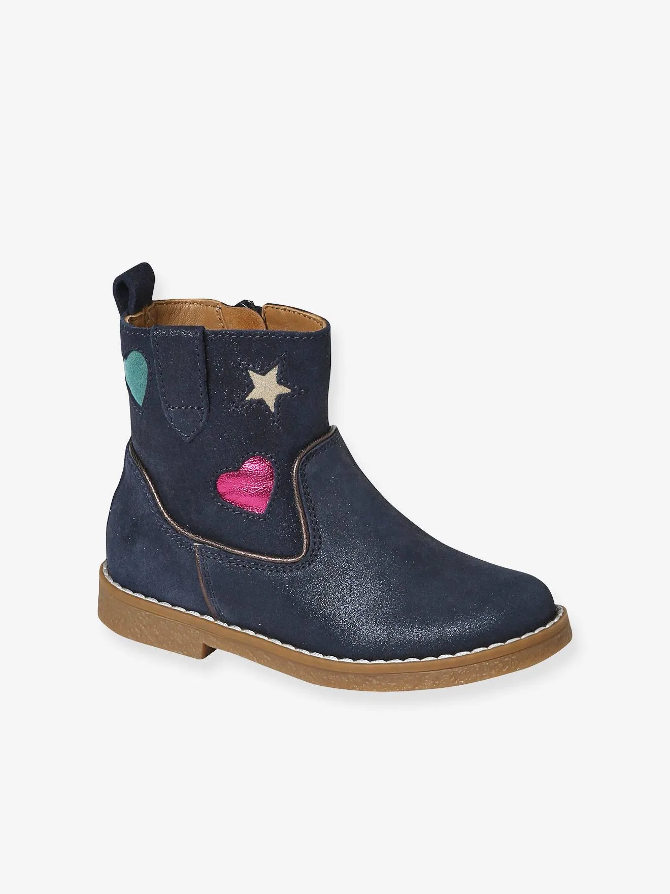 Botas de piel para niña - Colección de maternidad