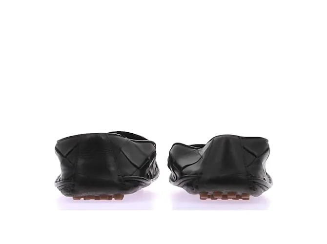 BOTTEGA VENETA Bailarinas T.ÉL 38 Cuero Negro 