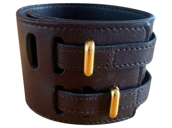 Brazalete Hermès Castaño 