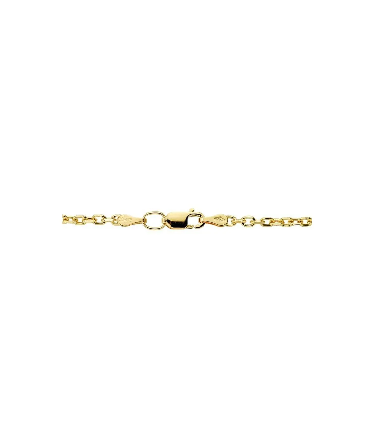Cadena Forzada 2 mm 18 Ktes 50 cm