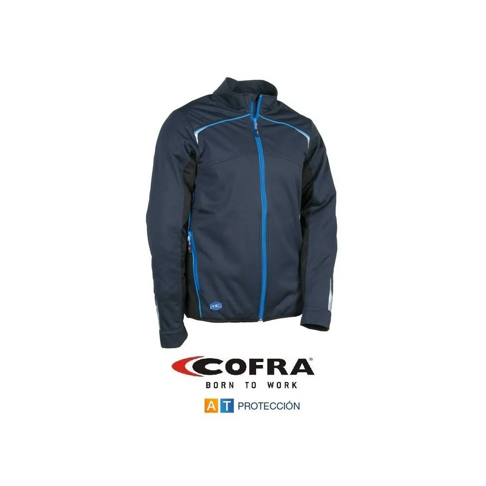 Cazadora Sosftshell Cofra Galpones Marino