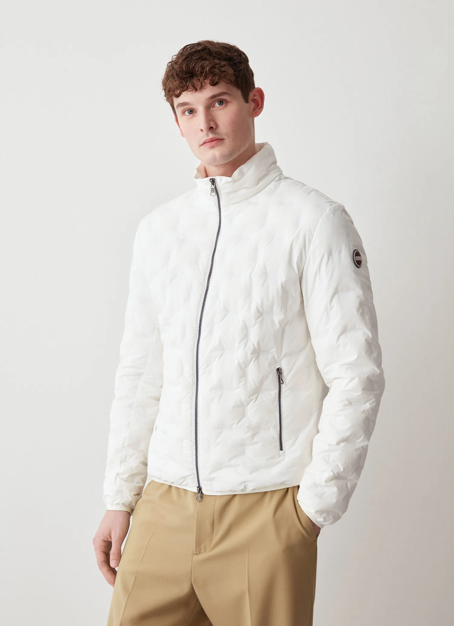 Chaqueta acolchada con cuello acolchado