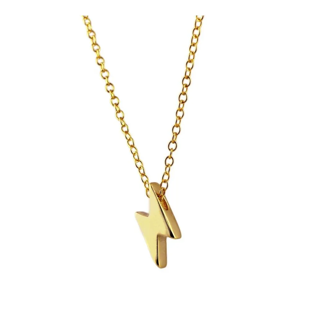 Collar en plata de ley brusk Gold