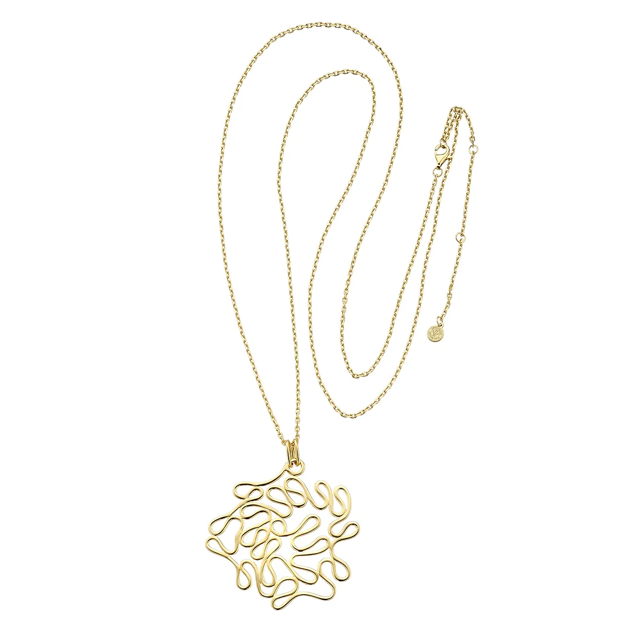 Collar en Plata Dorada Art Deco de Durán Exquse 00510884