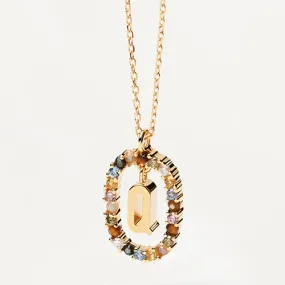 Collar Letra Q Say My Name