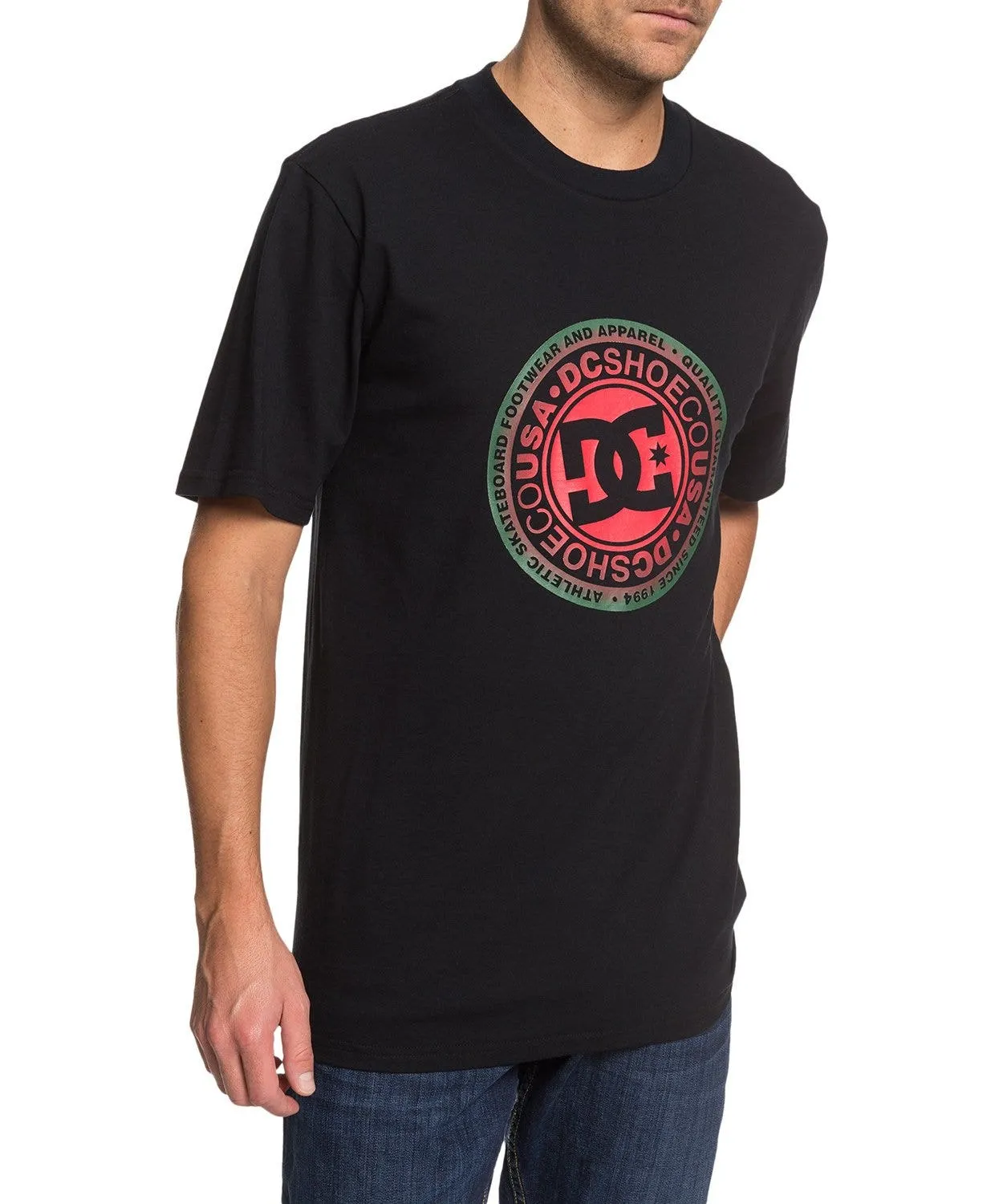 DC SHOES POLERA HOMBRE CIRCLE FADE STR