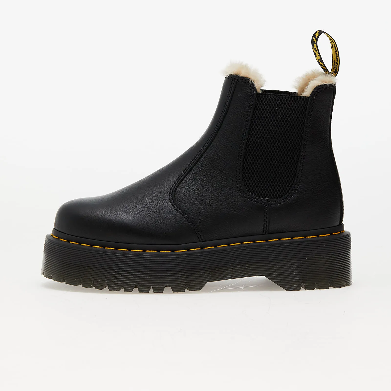 Dr. Martens 2976 Quad Fur Lined Platform Chelsea Boots