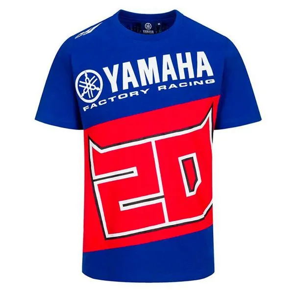 FABIO QUARTARARO T-Shirt 20 Yamaha Blue 