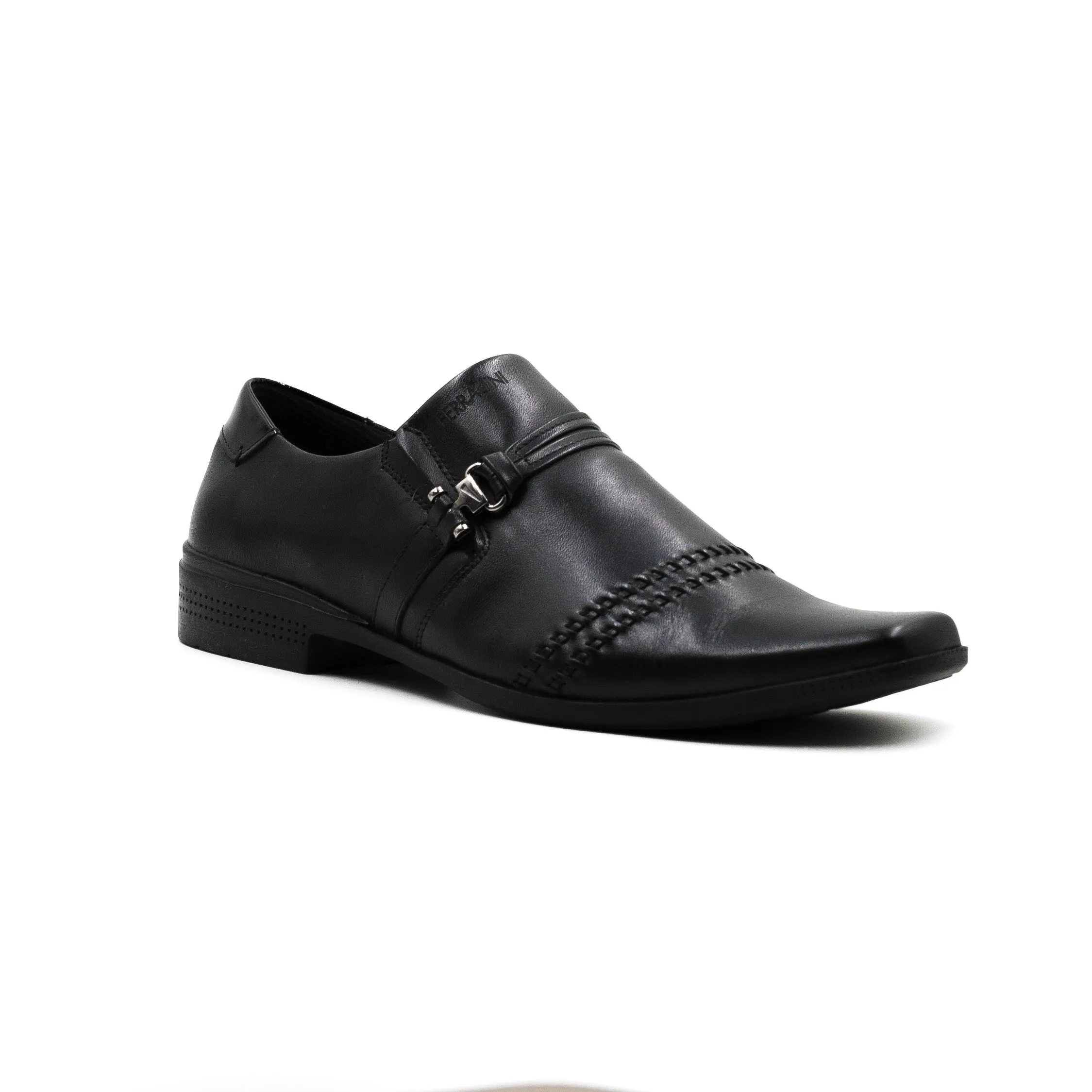 Ferracini Zapatos Vestir Con Elástico Negro Hombre Formal
