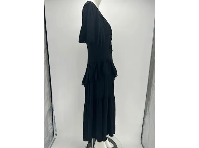 ISABEL MARANT Vestidos T.fr 36 Viscosa Negro 