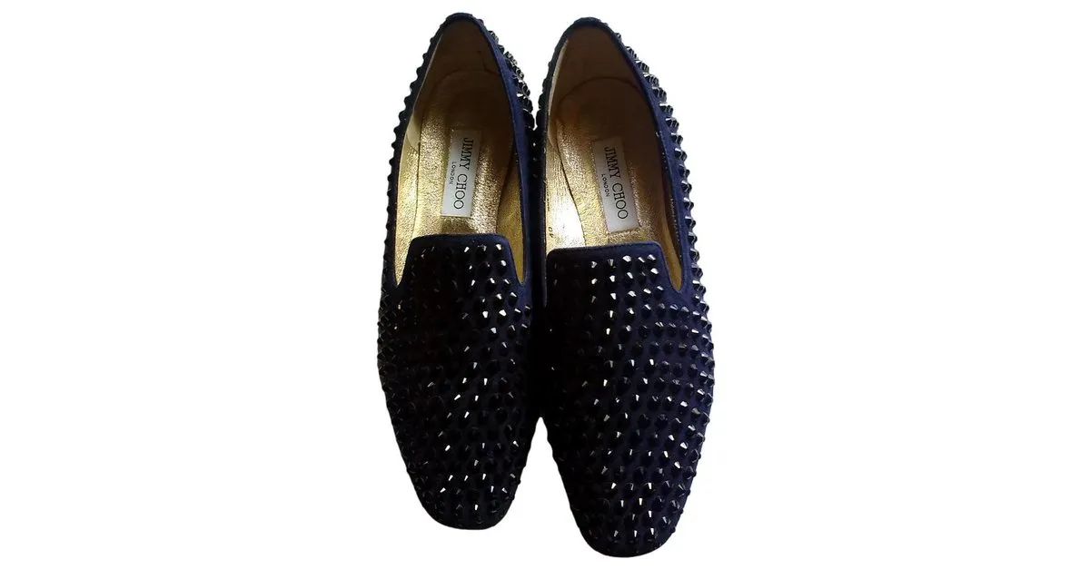 Jimmy Choo bailarinas Azul marino 