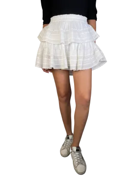 LOVESHACKFANCY Falda Vuelos