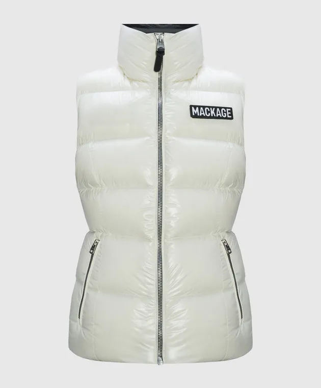 Mackage Chaya white puffer vest