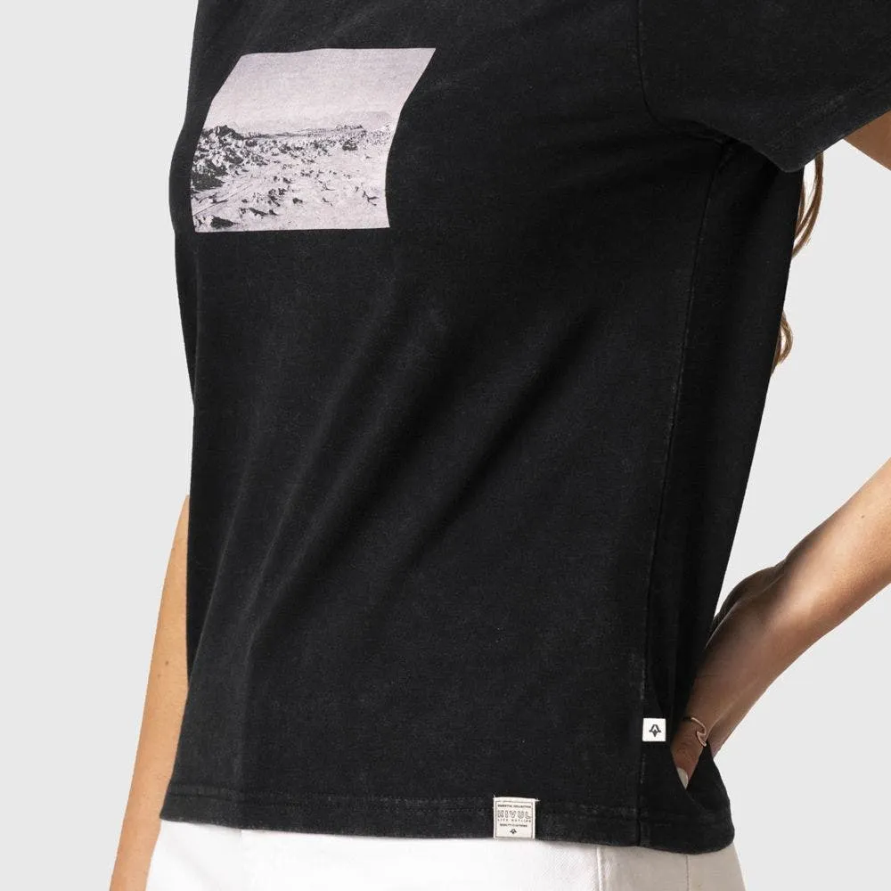Polera Kivul Zaka Reciclada Mujer Negra