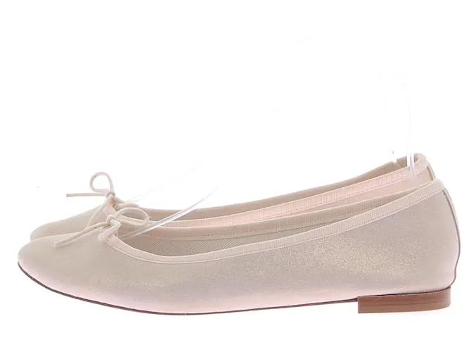 REPETTO Bailarinas T.EU 37.5 Cuero Beige 