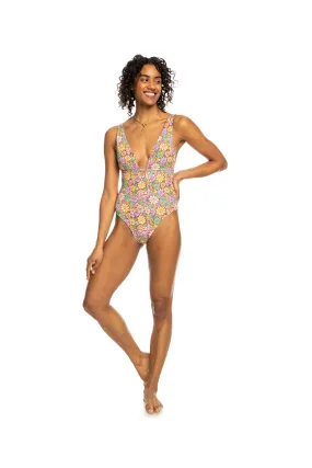 Roxy Bañador entero con lazos en la espalda para Mujer - All About Sol