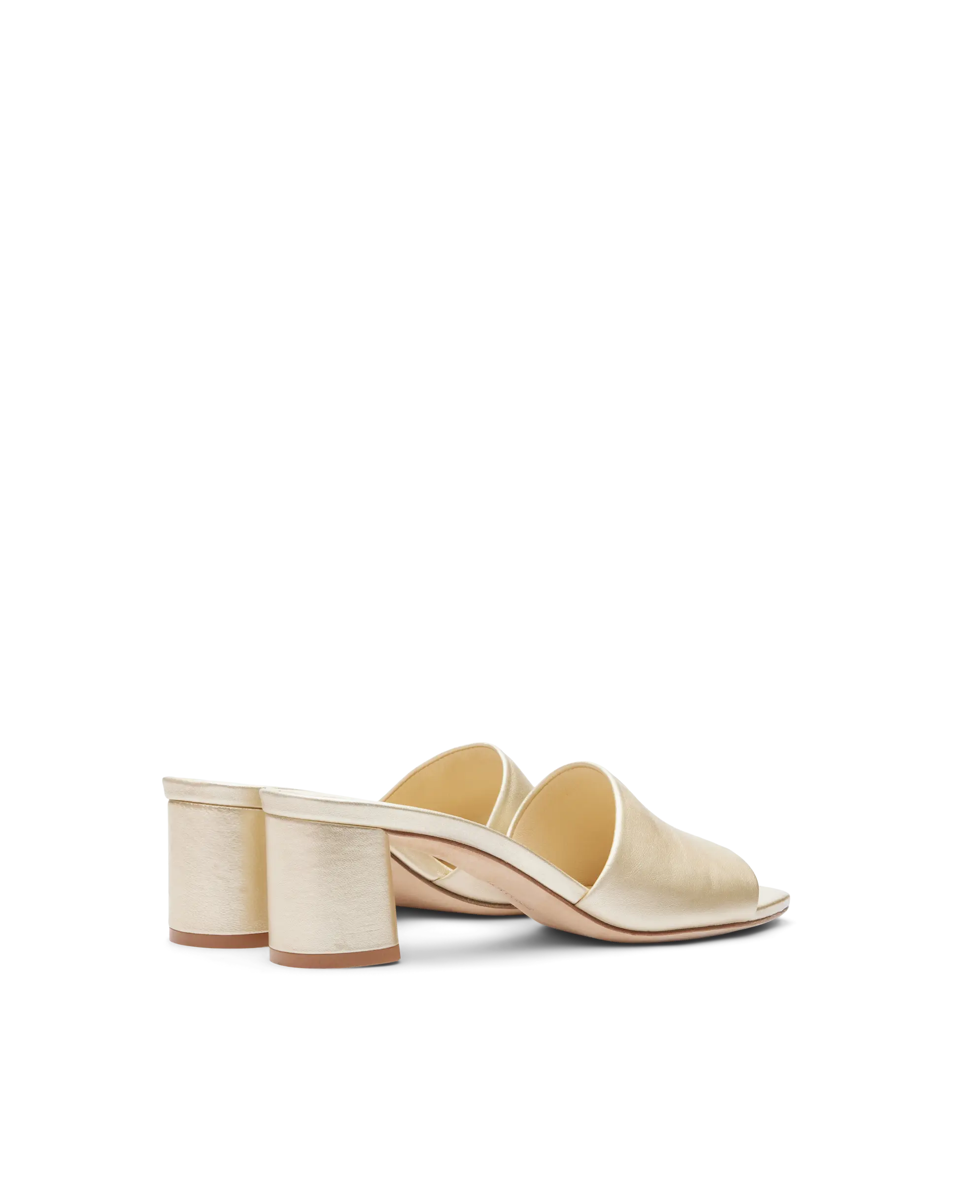 Sandalias Oro De Cabra Metalizada