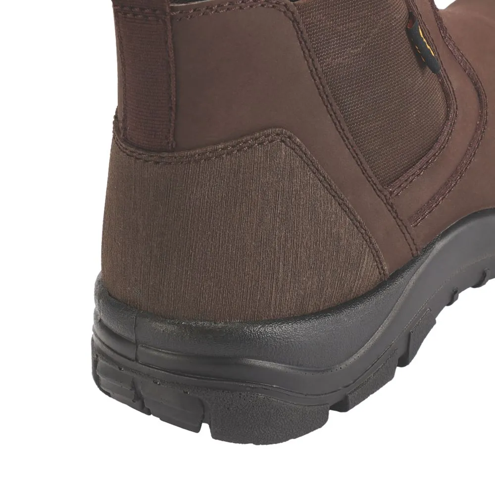 Site Merrien, botas de seguridad de media caña, marrón, talla 44